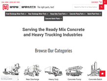Tablet Screenshot of mixerandplantparts.com